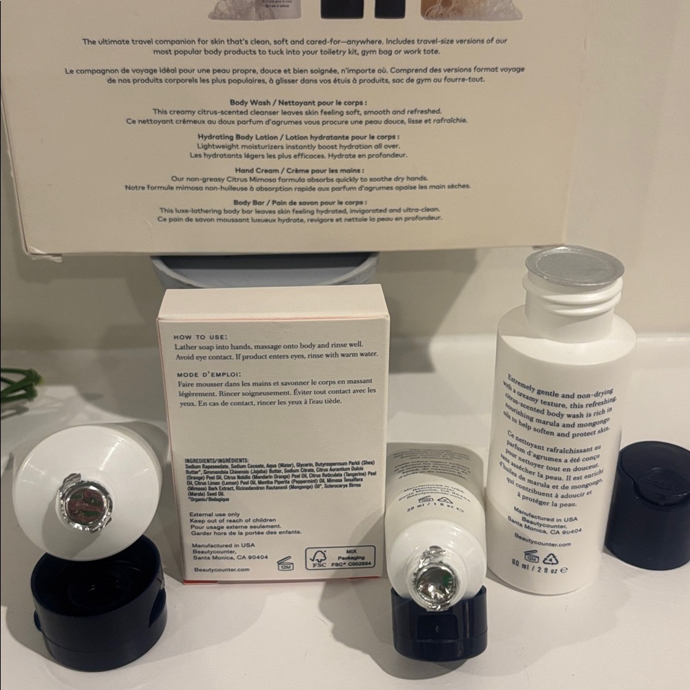 NWT BeautyCounter Travel Body Essentials Set - 4 pc - Picture 5 of 5